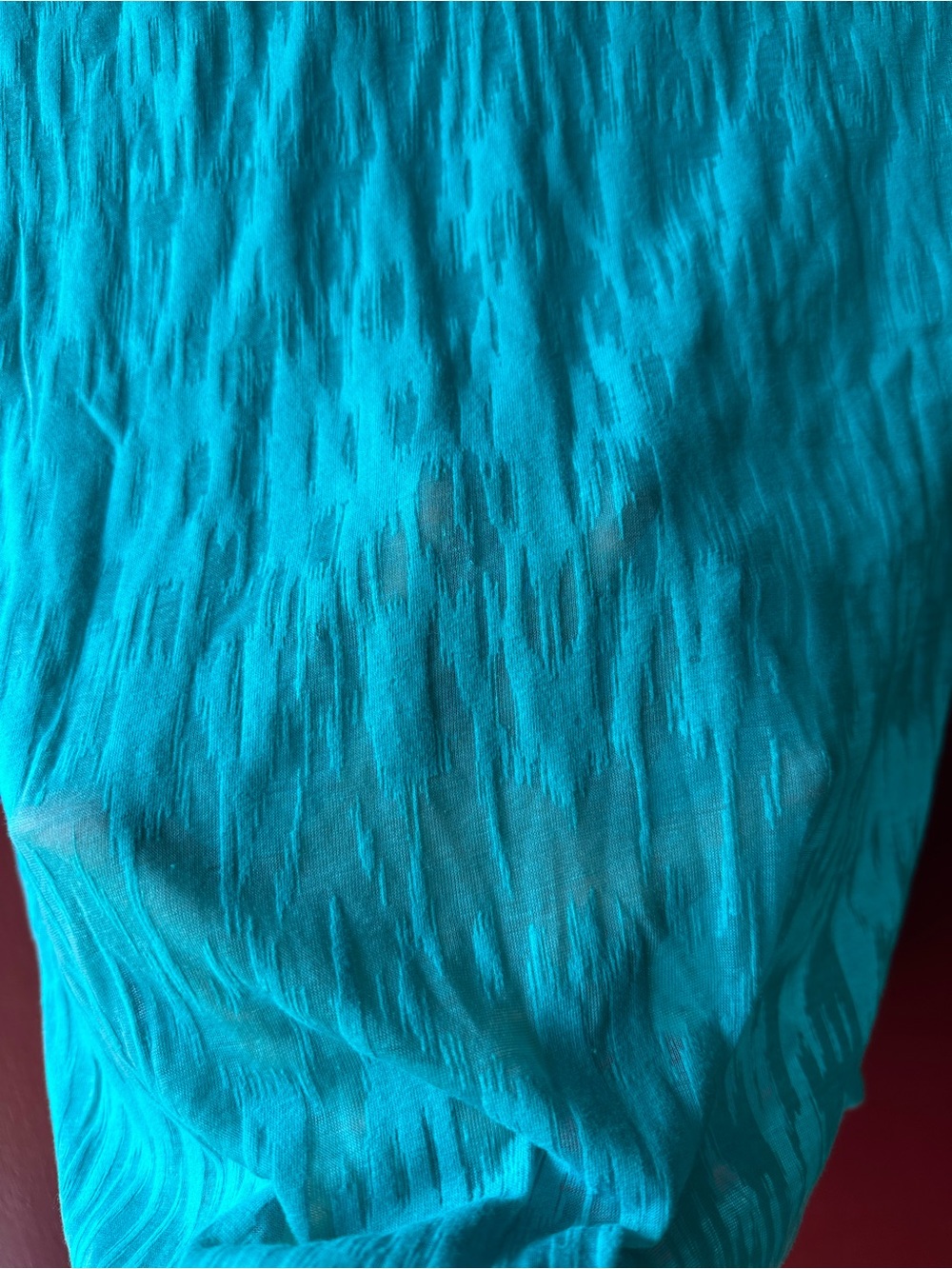Aeropostale Teal V-Neck Logo Tee - Picture 4 of 5